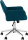Миниатюра изображения товара Кресло офисное Stool Group Ross Chrome 50-12 (рогожка, синий)