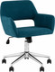 Миниатюра изображения товара Кресло офисное Stool Group Ross Chrome 50-12 (рогожка, синий)