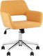 Миниатюра изображения товара Кресло офисное Stool Group Ross Chrome 50-7 (рогожка, желтый)