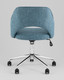 Миниатюра изображения товара Кресло офисное Stool Group Кларк / Clarkson Tweed Blue (рогожка, синий)