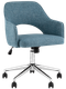 Миниатюра изображения товара Кресло офисное Stool Group Кларк / Clarkson Tweed Blue (рогожка, синий)