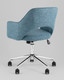 Миниатюра изображения товара Кресло офисное Stool Group Кларк / Clarkson Tweed Blue (рогожка, синий)