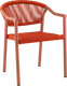 Миниатюра изображения товара Кресло садовое Stool Group Syna AD642156-2 (красный)