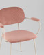 Миниатюра изображения товара Стул Stool Group Кэрол FDC9124 OTE-MOD200 F400 (пыльно-розовый/серый)