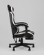 Миниатюра изображения товара Кресло геймерское TopChairs Prophet с оттоманкой GF-8086 (черно-белый)
