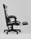 Миниатюра изображения товара Кресло геймерское TopChairs Prophet с оттоманкой GF-8086 (черно-белый)