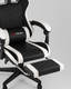 Миниатюра изображения товара Кресло геймерское TopChairs Prophet с оттоманкой GF-8086 (черно-белый)
