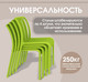 Миниатюра изображения товара Стул пластиковый Sheffilton SHT-S173 (травяной)