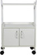 Миниатюра изображения товара Тележка косметологическая Элеганс МД-108 (белый)