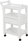 Миниатюра изображения товара Тележка косметологическая Элеганс МД-802 (черный/белый)