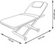 Миниатюра изображения товара Массажный стол Элеганс МД - 3329 (белый №89/189)