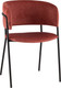 Миниатюра изображения товара Стул Stool Group Нэлли AV 486-L63-9005 (велюр терракотовый)