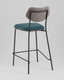 Миниатюра изображения товара Стул барный Stool Group Casey B2171-H65 K-17 M8532 MAB1-10 (темно-бирюзовый/серый)
