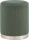 Миниатюра изображения товара Пуф Stool Group Эмили с ящиком 19A205CG-12 (серебро/вельвет зеленый)