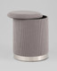 Миниатюра изображения товара Пуф Stool Group Эмили 19A205CG-17 (серебро/вельвет серый)