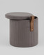 Миниатюра изображения товара Пуф Stool Group Руни S с ящиком 24A2064CG-L-18 (вельвет темно-серый)