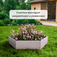 Миниатюра изображения товара Грядка модульная GREENGO Клумба оцинкованная 100см