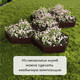 Миниатюра изображения товара Грядка модульная GREENGO Клумба оцинкованная 100см (коричневый)