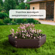 Миниатюра изображения товара Грядка модульная GREENGO Клумба оцинкованная 100см (коричневый)