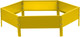 Миниатюра изображения товара Грядка модульная GREENGO Клумба оцинкованная 80см (желтый)