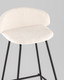 Миниатюра изображения товара Стул барный Stool Group Nita 9091C UF998-1 (букле молочный)
