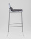 Миниатюра изображения товара Стул барный Stool Group Louran с подушкой D-012H-75 (серый)