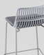Миниатюра изображения товара Стул барный Stool Group Louran с подушкой D-012H-75 (серый)