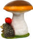 Миниатюра изображения товара Фигурка для сада Хорошие сувениры Гриб белый с ежами и яблоком / 1259511