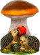 Миниатюра изображения товара Фигурка для сада Хорошие сувениры Гриб белый с ежами и яблоком / 1259511
