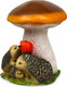 Миниатюра изображения товара Фигурка для сада Хорошие сувениры Гриб белый с ежами и яблоком / 1259511