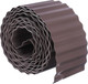 Миниатюра изображения товара Бордюр садовый GREENGO 10см 9м толщина 0.6мм / 4239447 (темно-коричневый)