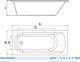 Миниатюра изображения товара Ванна акриловая Alba Spa Sansara 170x75