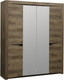 Миниатюра изображения товара Шкаф Олмеко Лючия 33.01 (кейптаун/венге/белый)