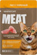 Миниатюра изображения товара Влажный корм для кошек Мираторг Meat для взрослых кошек всех пород рагу с курочкой (28x75г)