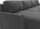 Миниатюра изображения товара Диван П-образный Лига Диванов Лига-048 лонг / 128345 (велюр темно-серый)