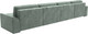 Миниатюра изображения товара Диван П-образный Лига Диванов Лига-048 лонг / 128346 (велюр зеленый)