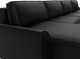 Миниатюра изображения товара Диван П-образный Лига Диванов Лига-048 лонг / 128352 (экокожа черный)