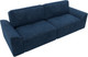 Миниатюра изображения товара Диван Лига Диванов Лига-048 / 128222 (велюр синий)