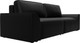 Миниатюра изображения товара Диван Лига Диванов Лига-048 / 128227 (экокожа черный)