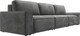 Миниатюра изображения товара Диван Лига Диванов Лига-048 Лонг / 128257 (велюр серый)