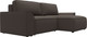 Миниатюра изображения товара Диван угловой Лига Диванов Лига-048 НПБ угол универсальный / 128265 (рогожка амур коричневый)