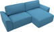 Миниатюра изображения товара Диван угловой Лига Диванов Лига-048 НПБ универсальный / 128267 (рогожка амур голубой)