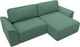 Миниатюра изображения товара Диван угловой Лига Диванов Лига-048 универсальный / 128268 (рогожка амур зеленый)