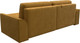 Миниатюра изображения товара Диван угловой Лига Диванов Лига-048 универсальный / 128269 (велюр желтый)