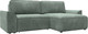 Миниатюра изображения товара Диван угловой Лига Диванов Лига-048 универсальный / 128271 (велюр зеленый)