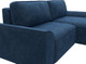 Миниатюра изображения товара Диван угловой Лига Диванов Лига-048 универсальный / 128272 (велюр синий)
