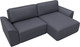 Миниатюра изображения товара Диван угловой Лига Диванов Лига-048 универсальный / 128278 (экокожа серый)