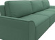 Миниатюра изображения товара Диван угловой Лига Диванов Лига-048 лонг универсальный / 128488 (рогожка амур зеленый)