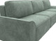 Миниатюра изображения товара Диван угловой Лига Диванов Лига-048 лонг универсальный / 128491 (велюр зеленый)