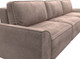 Миниатюра изображения товара Диван угловой Лига Диванов Лига-048 лонг универсальный / 128500 (велюр бежевый)